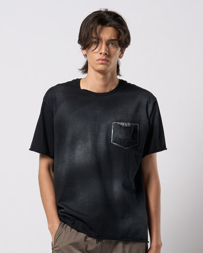 spray dye leather pocket-T