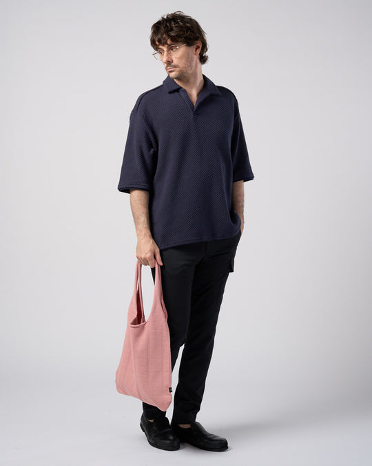 stripe knit bag