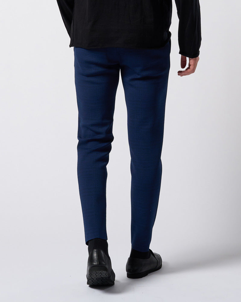 【muta × wjk】function knit easy slacks(jacquard check)