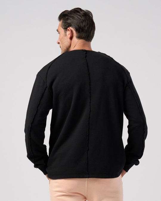 soft luxe urake half-zip sweatshirt