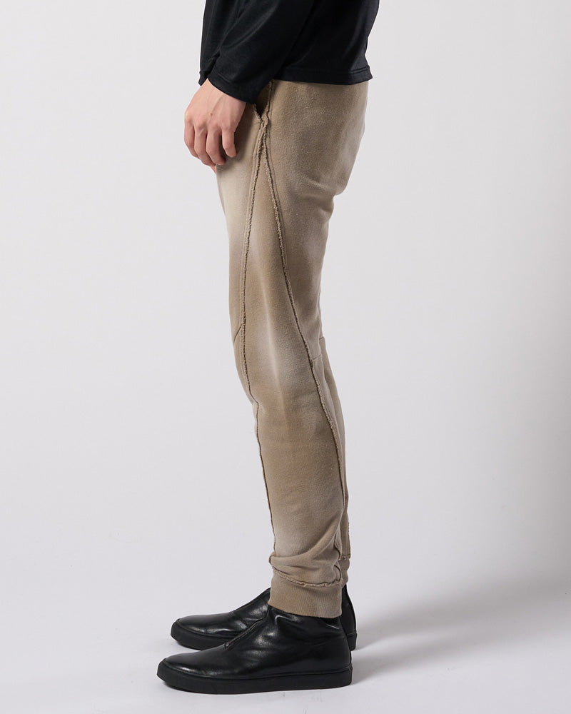 fade switching rib sweat pants