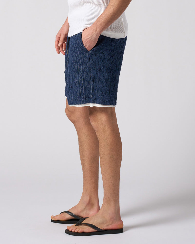 jacquard summer knit shorts – wjk online store