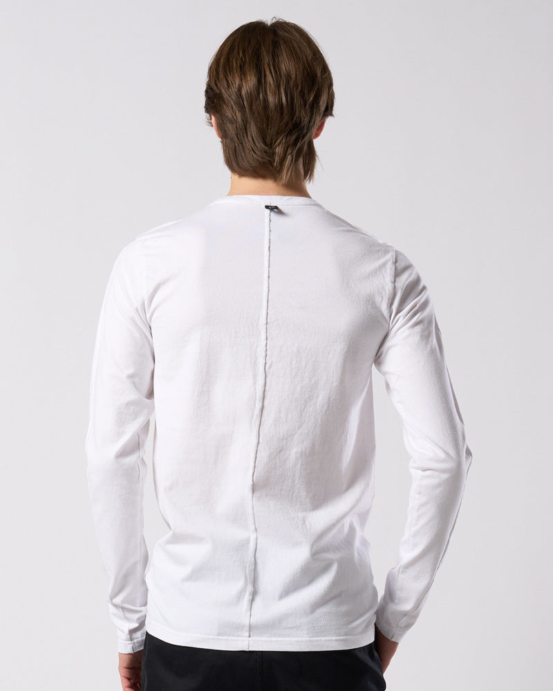 slim basic crew-neck L/S
