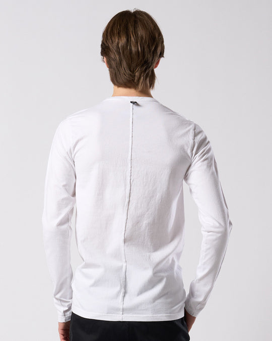 slim basic crew-neck L/S