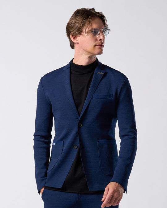 【muta × wjk】function knit jacket (jacquard check)