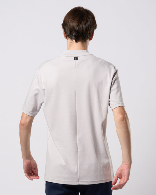 luxury cotton mock neck S/S