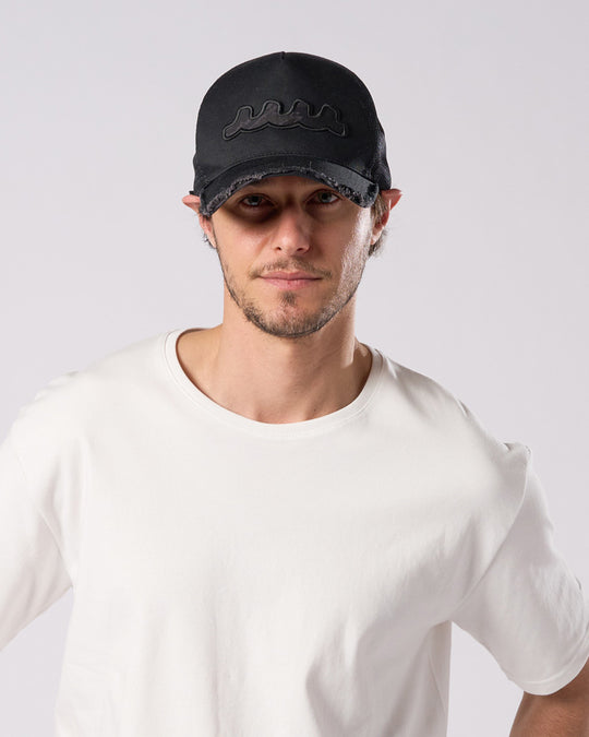 【muta × wjk】wave cut-off mesh cap