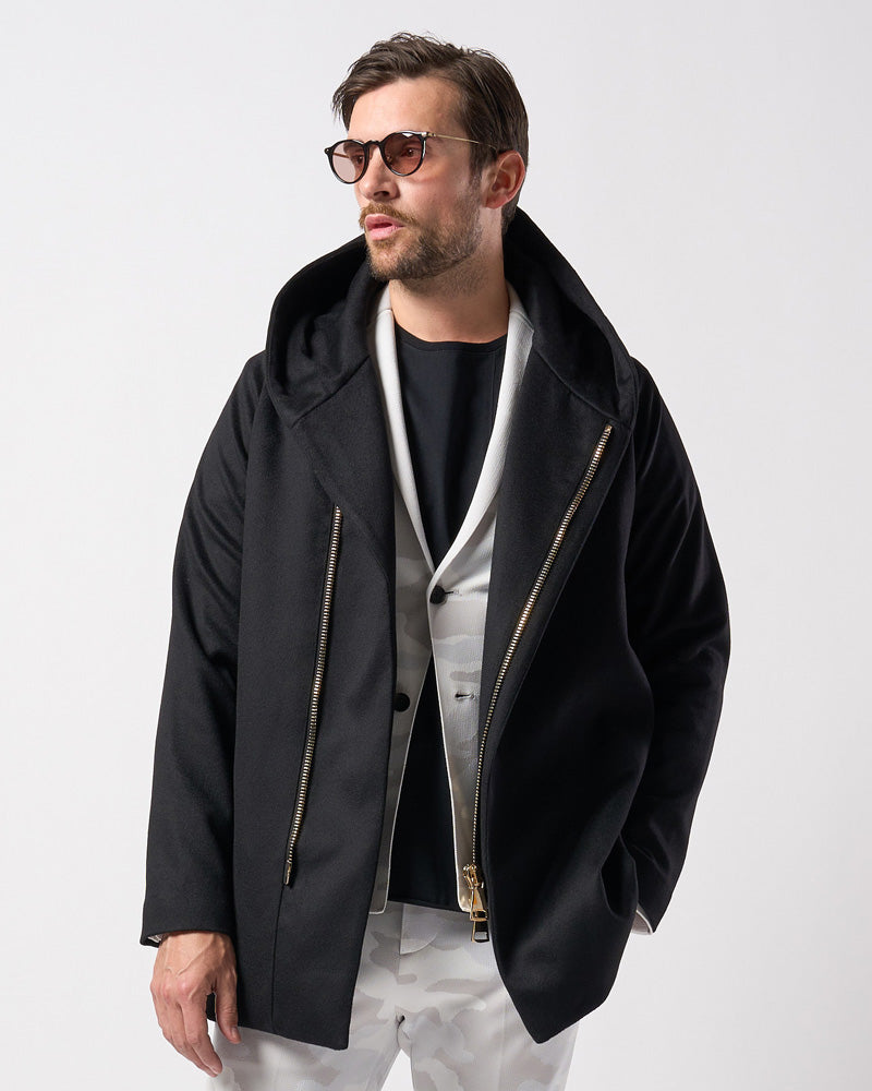 【LEON×B'2nd×wjk】exclusive zip witch coat