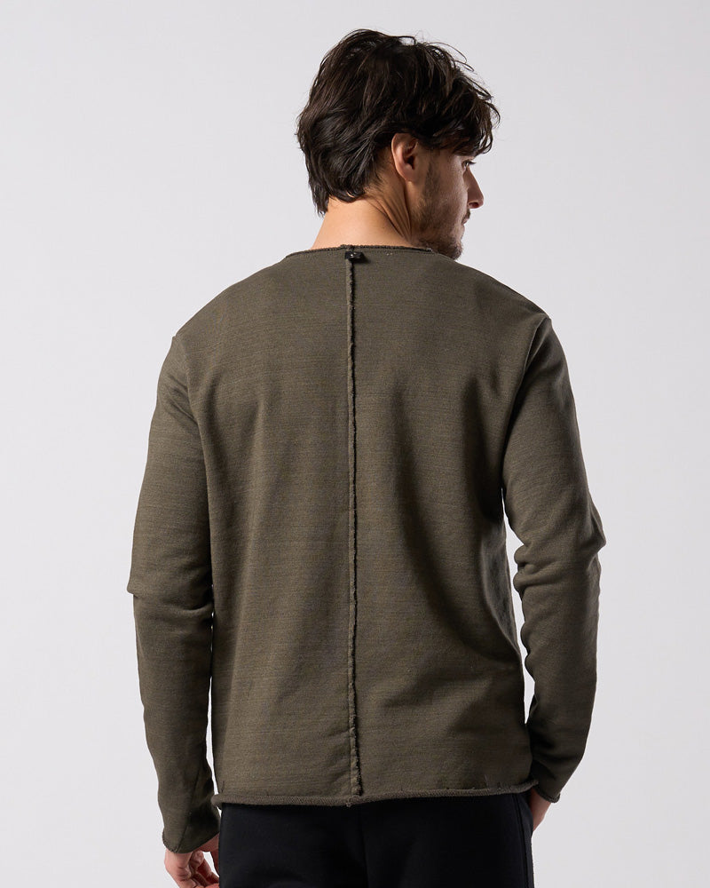 cut-off light sweatshirt
