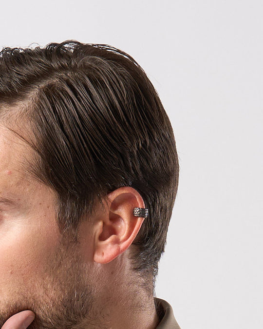 IVXLCDM ×wjk  croco pattern ear cuff