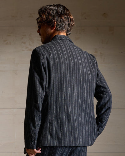 stripe sack jacket