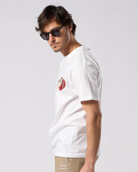 bandana panel heart T