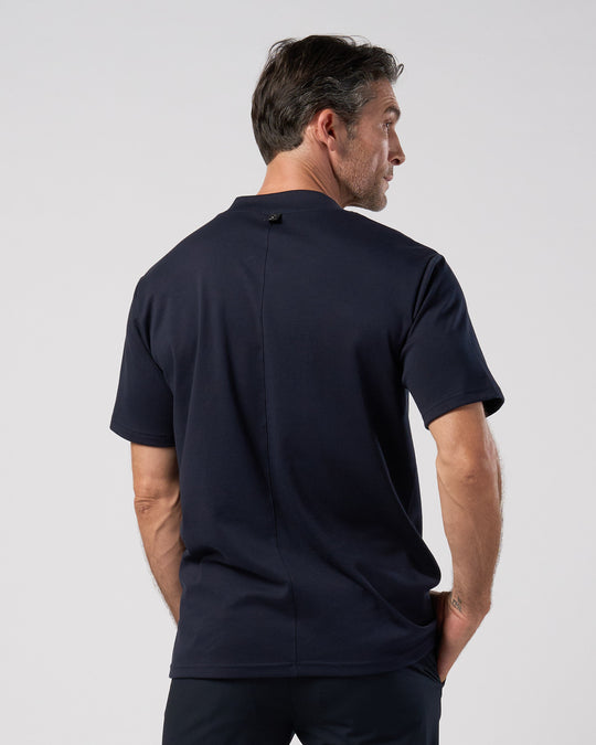 luxury cotton high back neck S/S