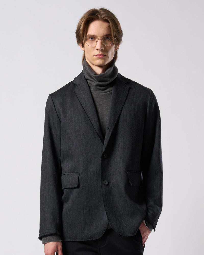 venetian stripe single jacket