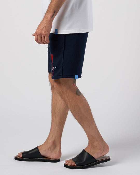 【Maison Honoré Paris × wjk】heart fish dry french terry shorts
