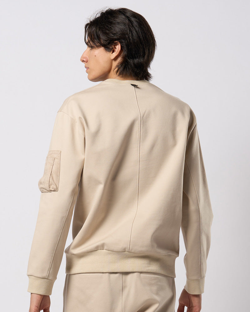 utility pocket sweatshirt