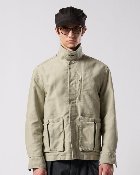 heavy moleskin short coverall jacket