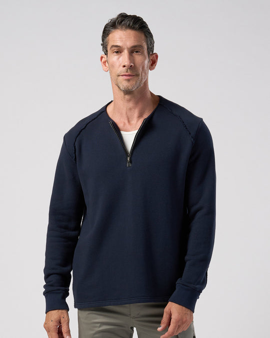soft luxe urake half-zip sweatshirt