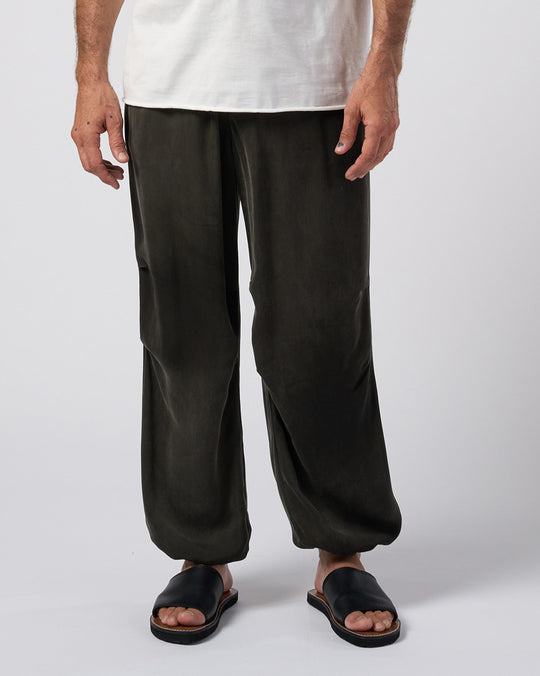 cupro vintage knee tuck easy pants