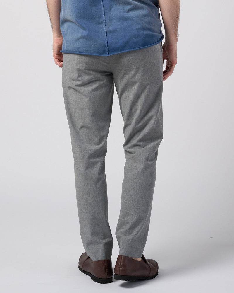 comfort pin-tuck slim slacks