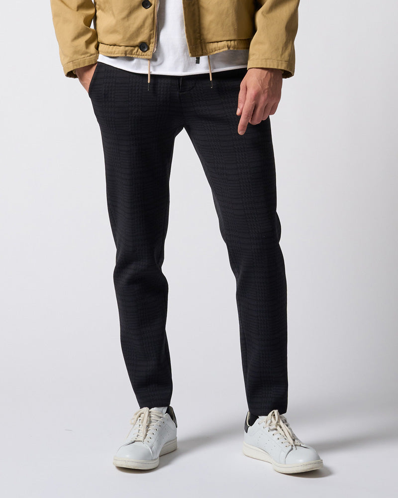 【muta × wjk】function knit easy slacks(jacquard check)