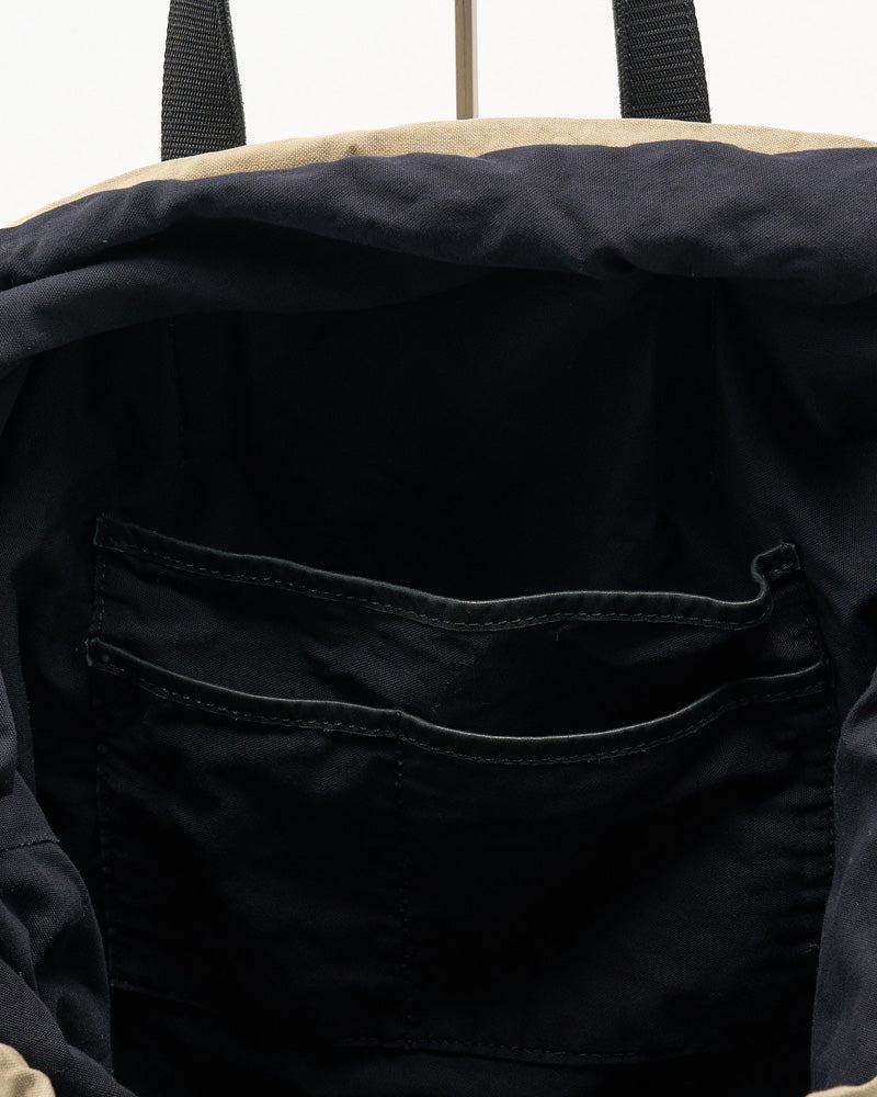 vintage drawstring tote bag
