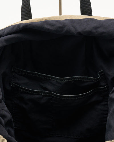 vintage drawstring tote bag