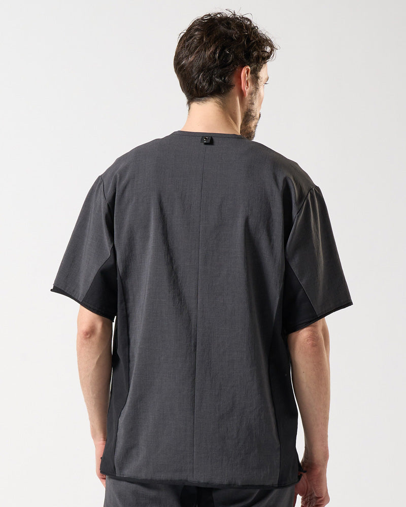 switching pullover shirt H/S