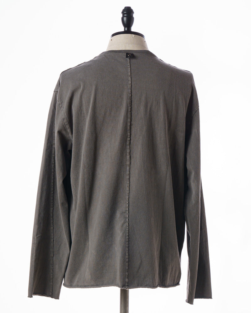 wide cut-off crew-neck L/S – wjk online store wide cut-off crew-neck L/S – wjk online store
