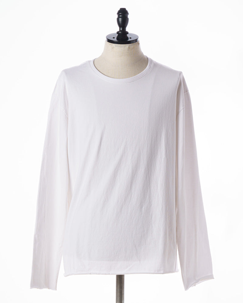 wide cut-off crew-neck L/S – wjk online store