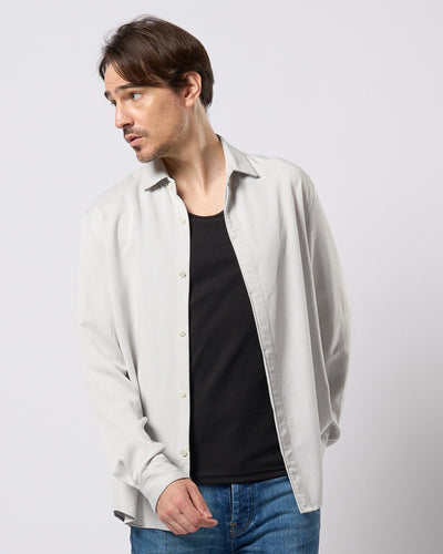 fly front shirt