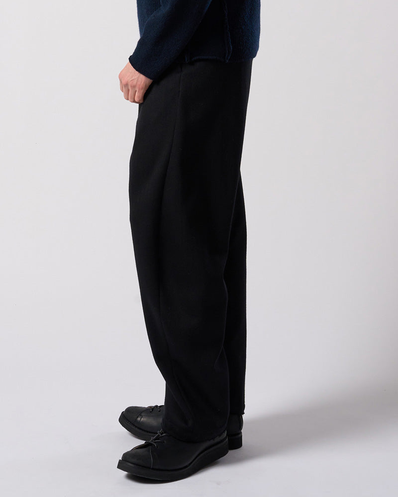 venetian stripe wide banana slacks