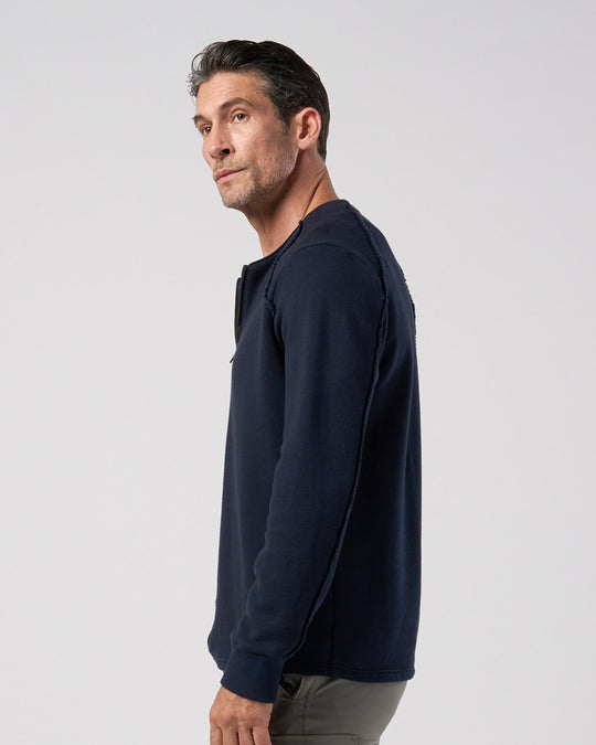 soft luxe urake half-zip sweatshirt