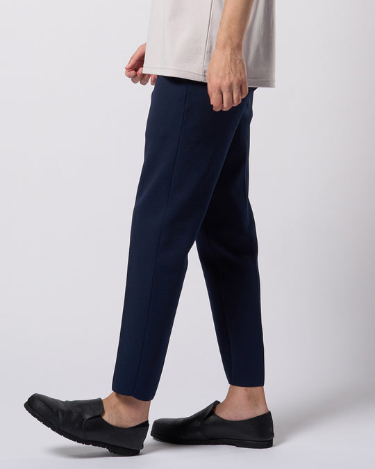 function knit easy slacks (jacquard check)