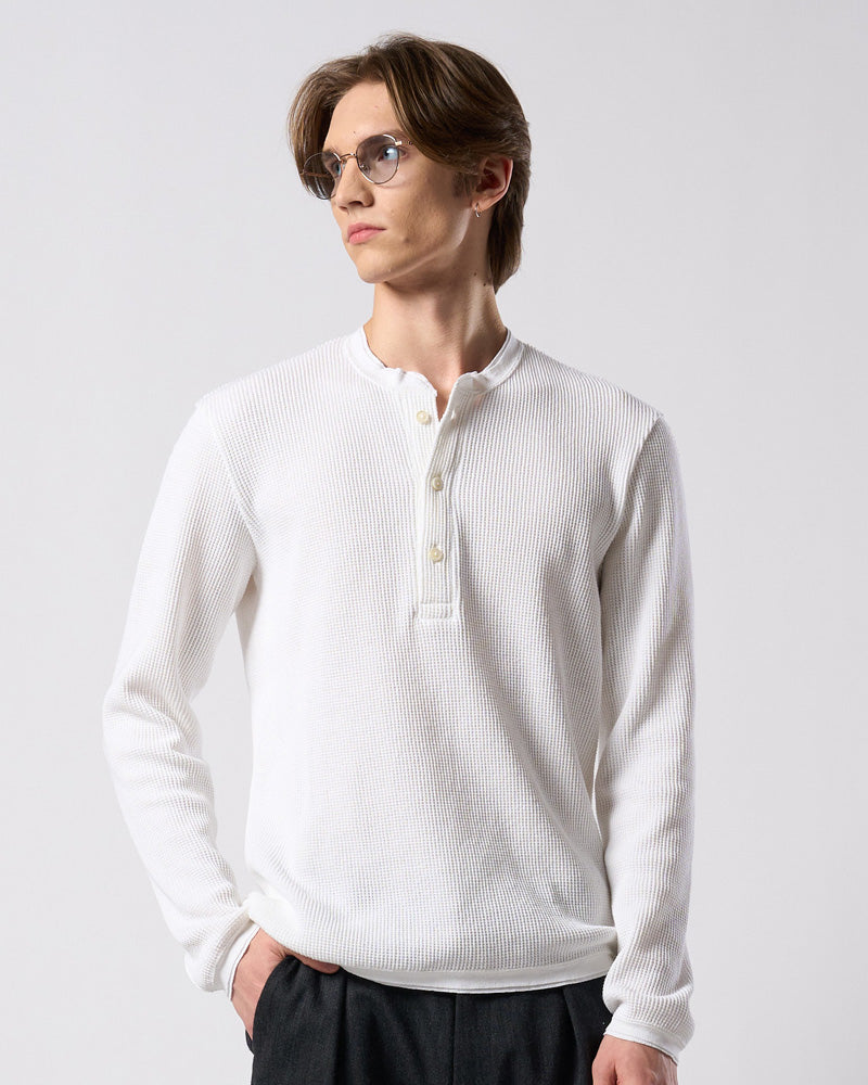 waffle henley L/S