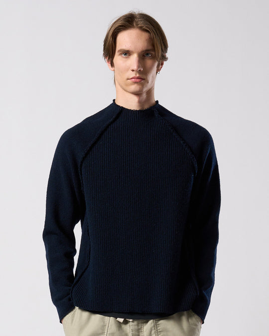 lomond×powder line high-neck knit