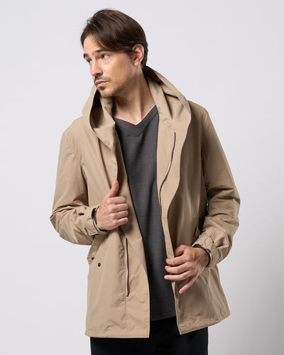 wrap field parka
