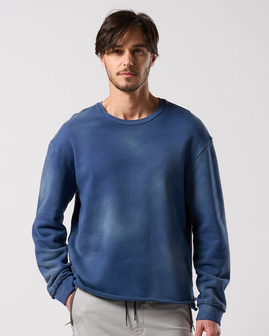 fade cut-off sweatshirt