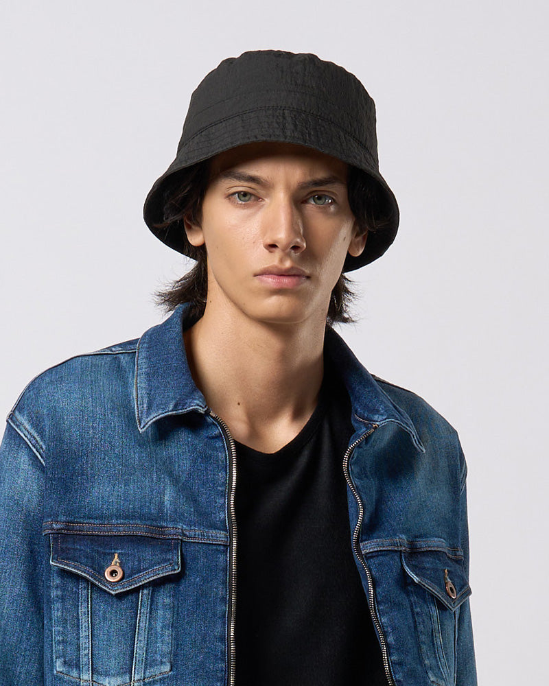 solid bucket hat