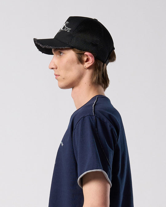 【Ohta Design × wjk】"panic" cut-off mesh cap