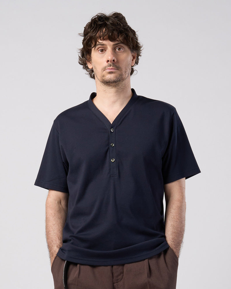 luxury cotton smart collar S/S