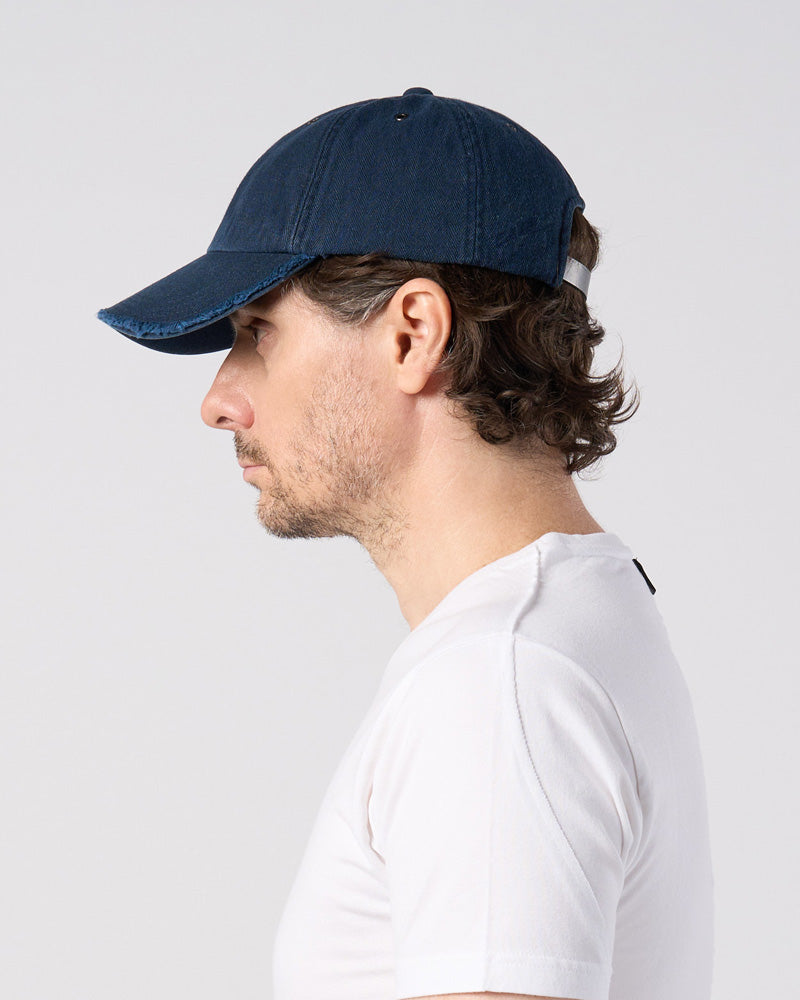 cotton linen herringbone aging B.B.cap