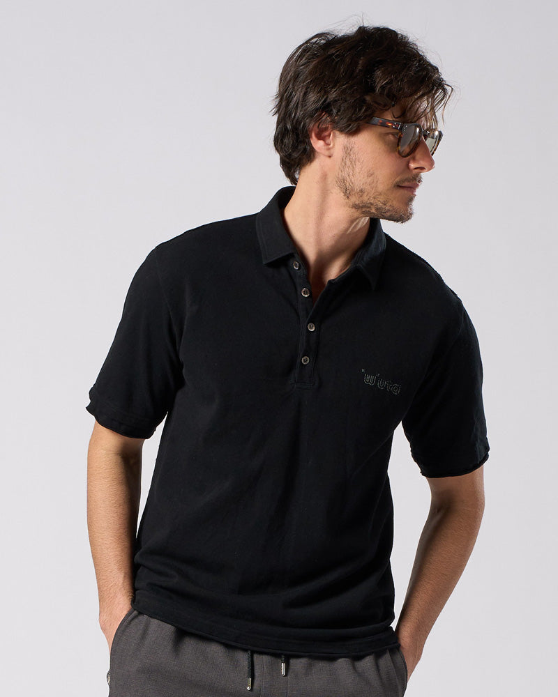 muta × wjk】cut-off polo S/S(printed) – wjk online store