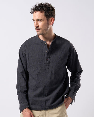 sleeping shirt(uneven yarn cotton)