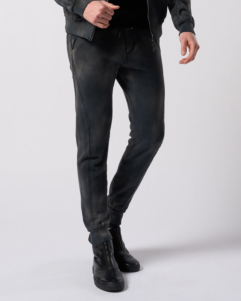 fade switching rib sweat pants