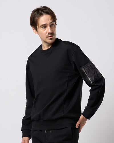 utility pocket sweatshirt