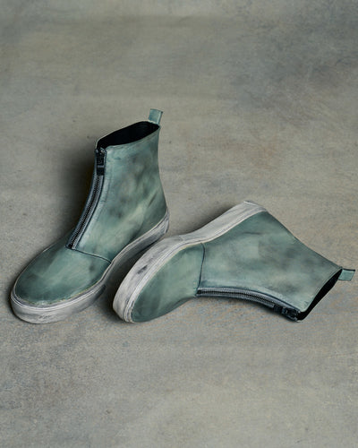 front zip bootie