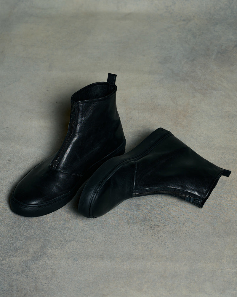 front zip bootie