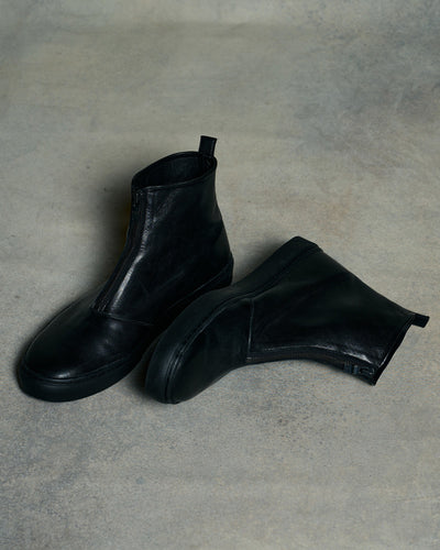 front zip bootie