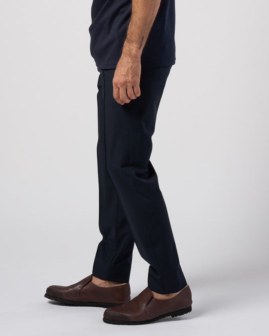 comfort pin-tuck slim slacks